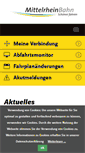 Mobile Screenshot of mittelrheinbahn.de